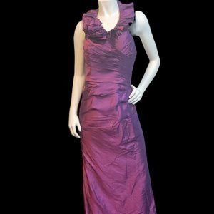 Mauve color halter dress